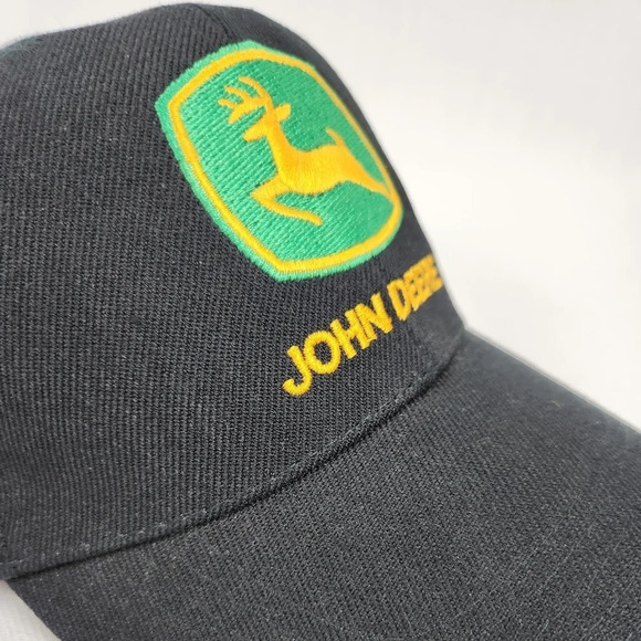 John Deere Logo Curved Bill Adjustable Hat - Picture 2 of 9